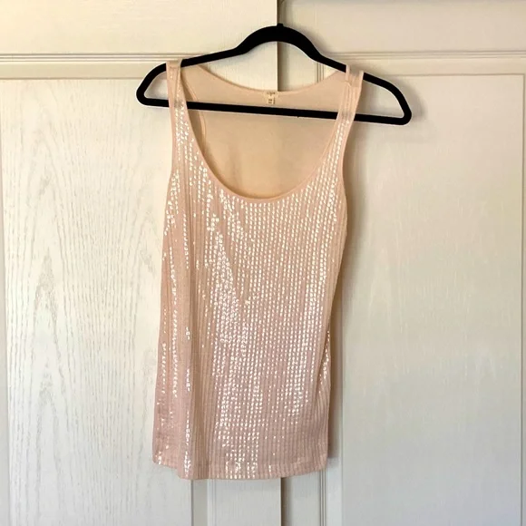 Débardeur Sequiné J.Crew Taille XS - Occasion Très Bon état - Parfait Pour Une Soirée